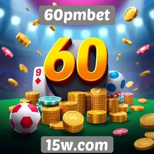 Variedade de jogos disponíveis na 60pmbet